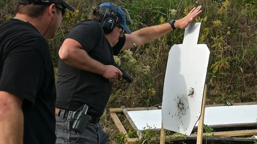 The other part of the CFS is that it positions you to launch forward with a forceful strike.