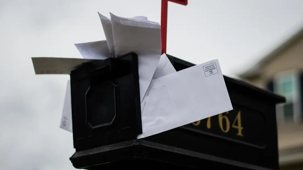 Don’t let your mail pile up.