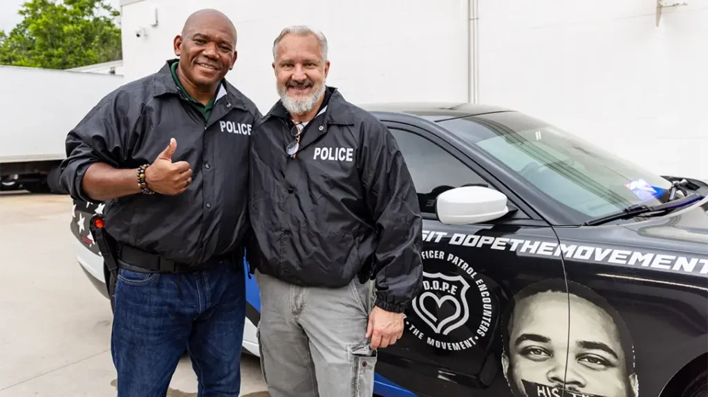 Campbell’s initiatives, including the D.O.P.E. (De-escalating Officer Patrol Encounters) training program, focus on improving law enforcement conflict de-escalation.