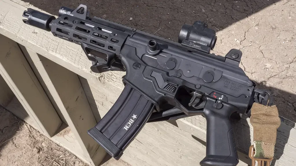 Keep your home defense carbine gadget-free. You just need an RDS, BUIS (backup irons), weapon-mounted light, and maybe a sling.