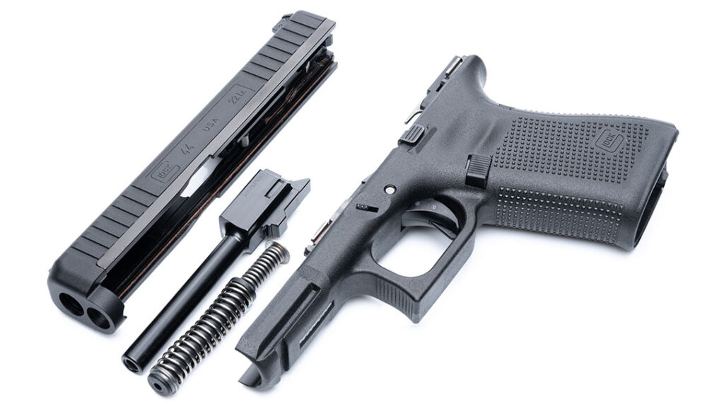 The Glock G44 used in the training program.