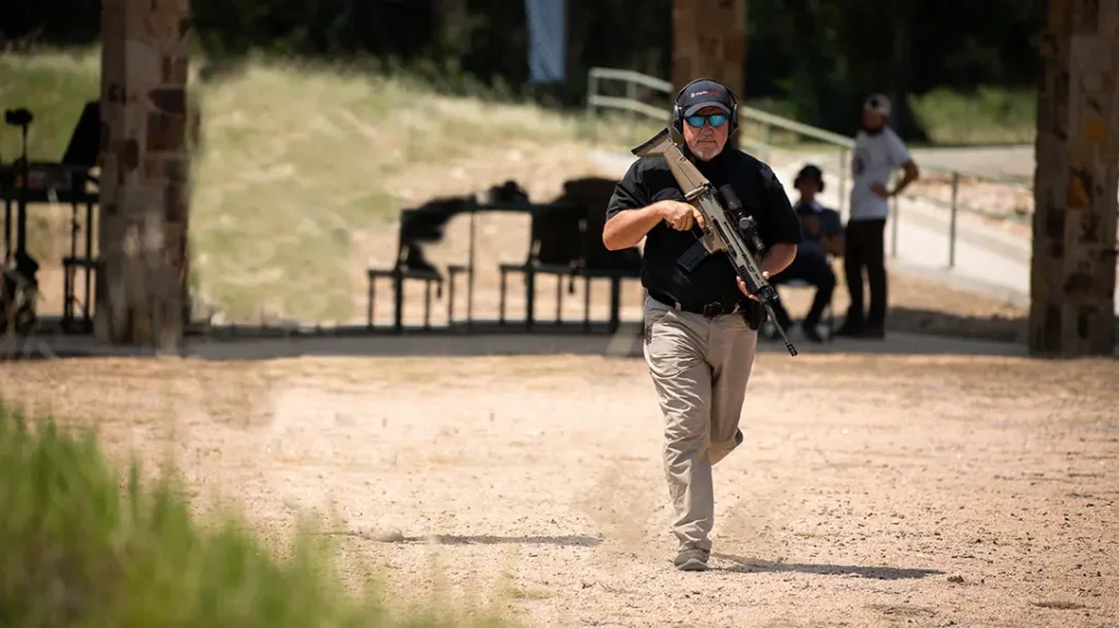 You may need to run to cover so speed is important.