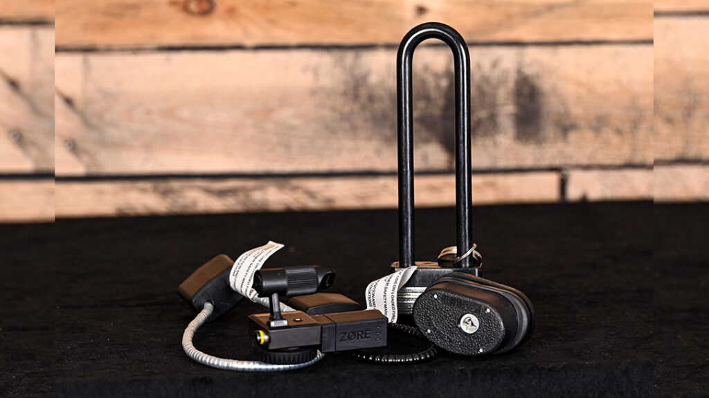 Trigger locks and gun cables allow for simple, safe storage solutions.