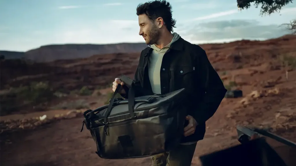 The  5.11 Allhaula Duffel 70L is lightweight.