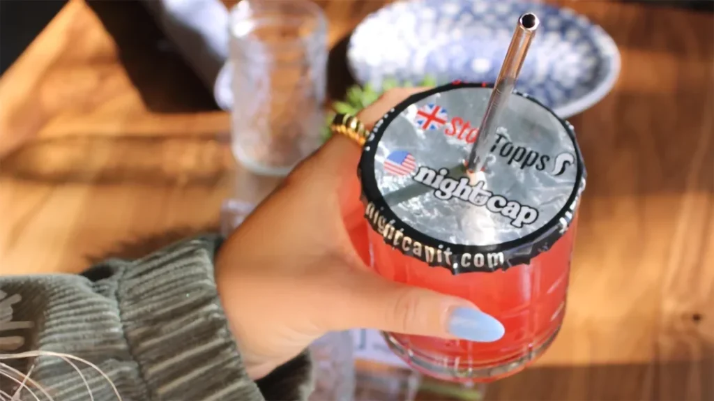 Products like the NightCap cover help prevent unwanted substances from entering your cocktail.