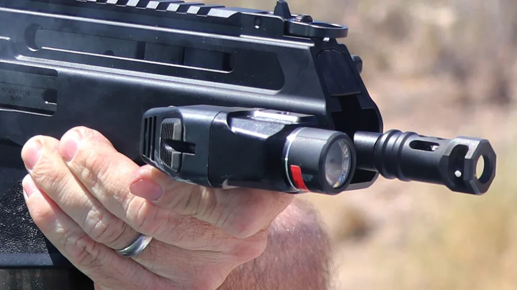 The author chose the Streamlight TLR RM HL-X rail-mounted light for his Springfield Armory Kuna.
