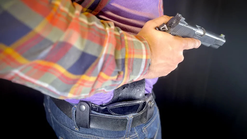 Training With a Holster: The way your holster sits on your body matters just as much as the holster itself.