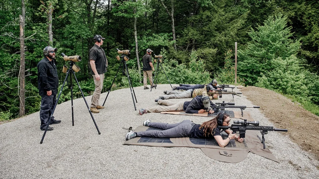 Look for clearly stated objectives, coverage of legal responsibilities, and a blend of classroom theory and practical drills.