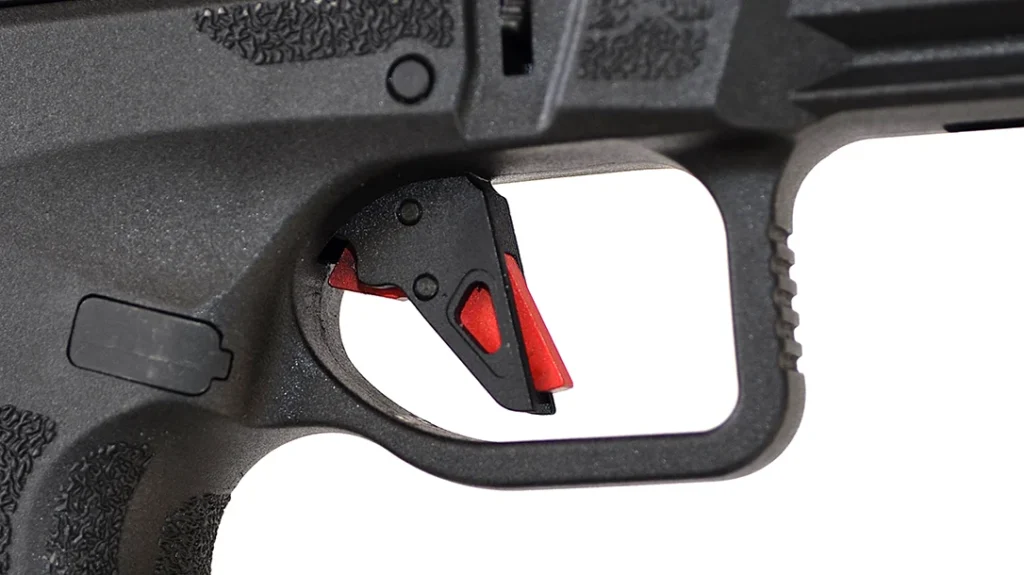 The rough trigger on the SAR USA SAR9 Subcompact Gen3 didn’t hamper me much, and my double-taps were quick.