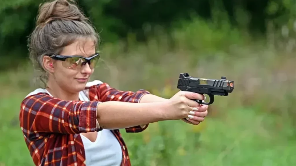 The only way to fully understand and conquer the sensation of recoil and its power is by training at the gun range.