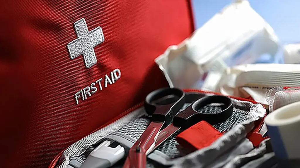 The Five Must-Dos of Home Defense include have a first aid kit.