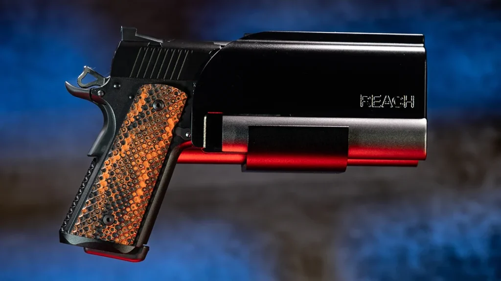 The Reach 2S pistol mount and the RACT rifle/shotgun mount allow for rapid deployment while restricting access only to authorized users.