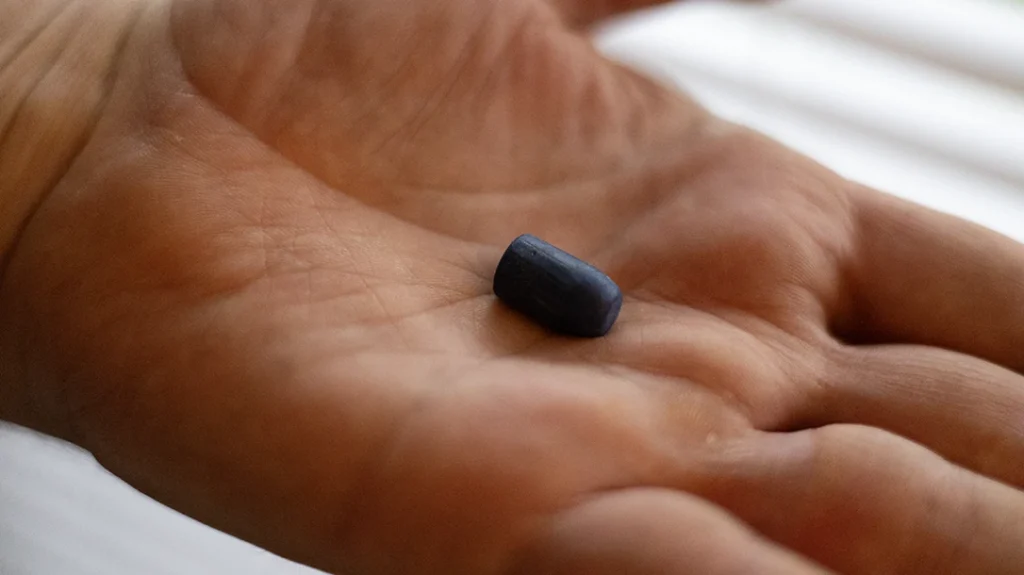 A recovered Federal Solid Core from the test medium looks as though it could be reloaded and shot again, except for the rifling on the projectile.