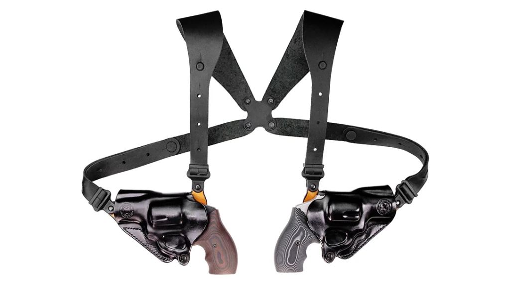 Galco Dual Defense Shoulder Holster.