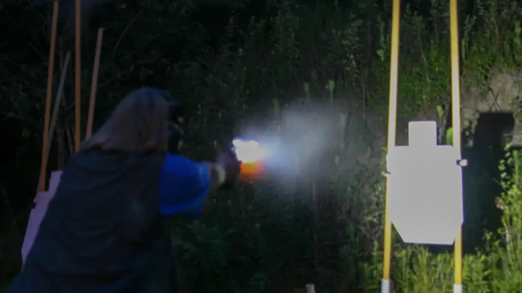 A weapon-mounted light on your concealed carry greatly enhances accuracy and speed in night shooting.
