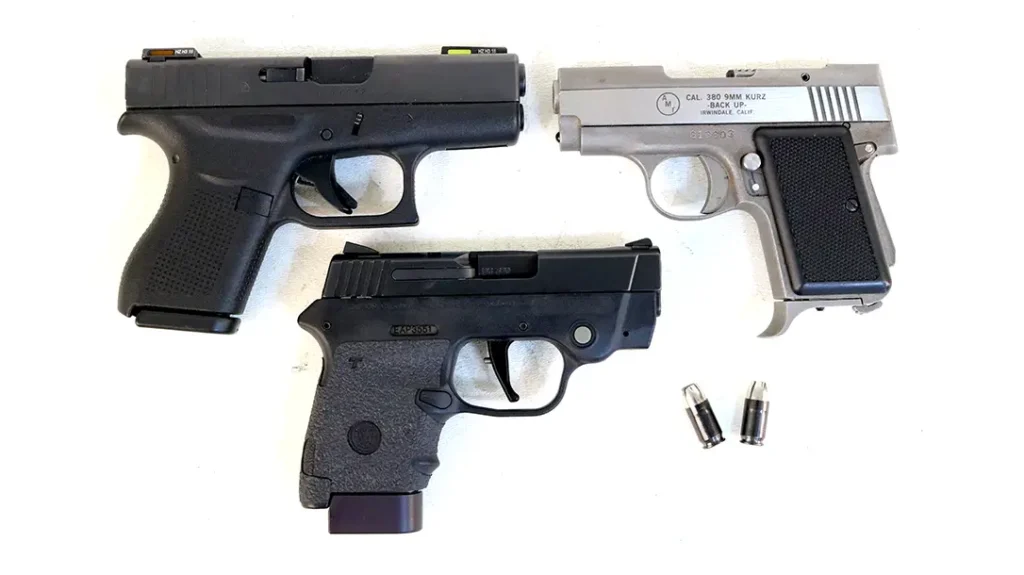 Some .380 ACP pocket guns are indeed quite small.