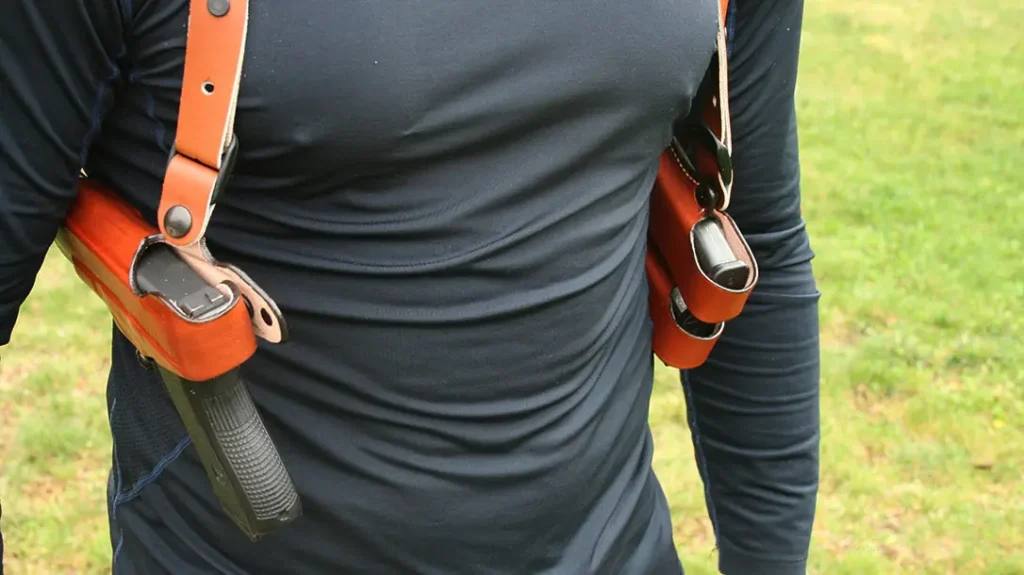 I carried a smaller/lower capacity firearm in a shoulder holster for many years when concealability and clothing style best fit this method.