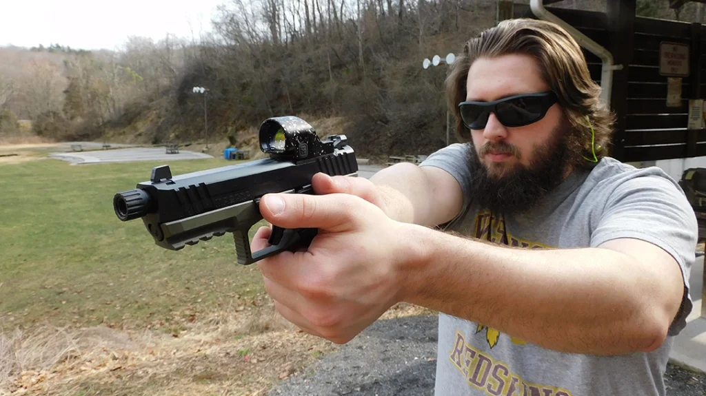 The author enjoyed his range time with the Cyelee Optics Chameleon FLEX, shooting over 200 rounds.
