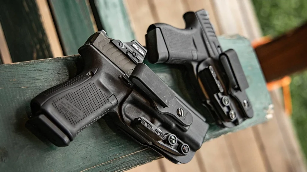 Kydex holster material.