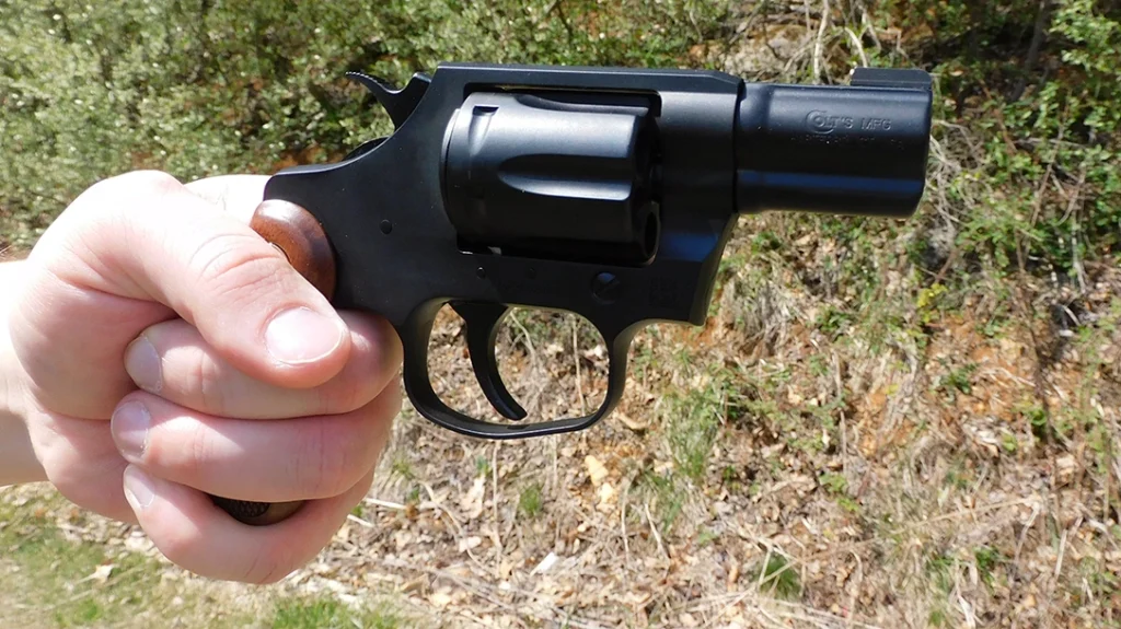 The single/double-action trigger is quite good for a factory revolver.